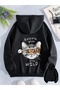 Tiger Cat Back Printed Oversized Unisex Women/Men Hoodie Sweatshirt