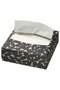 HAVSKUSE Paper napkin with box, patterned black/white, 32 x 16 cm - 2