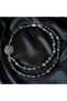 Larvikite Lava Stone 2 Row Stress Relief Necklace - 4