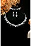 Elegant Sparkling Zircon Stone Bridal Jewelry Set (Necklace-Earrings-Bangle) - 3