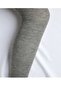 2Pcs Black Gray Cotton High Quality Girl's Plain Pantyhose School Socks - 5