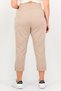 Women Sportswear Fit Outdoor Sweatpants, Tan - 3