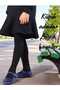 2Pcs Black Gray Cotton High Quality Girl's Plain Pantyhose School Socks - 4