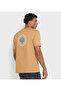 Men's Brown Crew Neck Tee - 4