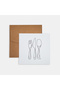 Line Drawings Utensils Mini Poster