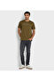 Men's Green Crew Neck Tee - 5