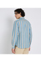 Men's Blue Casual Shirt - 4