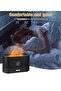 Flame Diffuser Humidifier, Ultra-Silent Cool Mist Air Fire Diffuser, 2 Brightness Night Light & Auto - 3