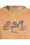 Men's Brown Crew Neck Tee - 6