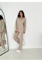 Women's Zippered Relaxed Fit 2-Piece Tracksuit Set - Casual and Stylish Combination - 3
