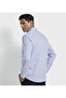 Men's Blue Casual Shirt - 4