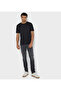 Men's Black Crew Neck Tee - 5