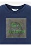 Boy's Printed Long Sleeve T-Shirt Navy Blue 4081 - 4