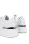 Men's Genuine Leather White Sneakers & Sports Shoes - 5