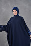 Ferace Abaya with Sequin Stripe Detailing on the Sleeves, Sizes 40-56. - 4