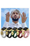 Digital Smart Ring with LED Display, White and Gold Design, Premium Finish - 6