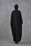 Ferace Abaya with Sequin Stripe Detailing on the Sleeves, Sizes 40-56. - 7