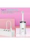 Travel Friendly Portable Electric Bidet Sprayer Handheld Toilet Shattaf for Elderly or Camping - 3