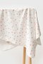 100% Cotton Organic Floral Printed Newborn Blanket