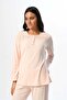 Women's Powder Jacquard Shawl Collar Lace Winter Special Design Maternity Maternity Dressing Gown Pajama Set - 2