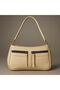 Michael Polo Double Zipper Detailed Handbag and Shoulder Bag for Women