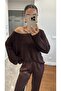 Oval Neck Knitwear Sweater - 4