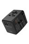 Universal Plug Adapter, D43, Polycarbonate, Black - 5