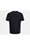 Ua Hw Lc Patch Ss Men's Casual T-Shirt 1382902-001 Black - 4