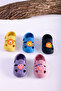 Children's Lilac Sandals Daily Orthopedic Non-Slip Sole Sandals with Animal Figures and Owl Figures - 7