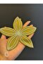 Iron-On Zircon Stone Embellishment Flower Arma Sewing Accessory 17X17 cm Green - 4
