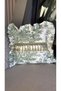 Italian Breeze Ruffled Green Throw Pillow Cover - Green Tassels - 5