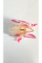 Orchid Flower Pearl Latch Buckle 10 cm Double Sided 1 Piece - 4