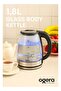 1.8L Glass Body Electric Kettle – Fast Boil, Stainless Steel Heating Plate, Auto Shut-Off - 7