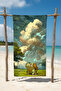 منشفة شاطئ قطنية – تصميم بولباسور – 75x150 سم