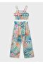Girl's Printed Trousers Suit 10-14 Years Pink - 3