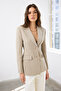 Vizon Fitted/Bele Oturan Dokuma Blazer Ceket TWOAW26BC00000