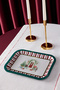 Christmas Themed Metal Tray 23X30Cm Tphaw26Tps00002