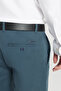 Men's Petrol Color Non-Marking Slim Fit Slim Fit Side Pocket Cotton Flexible Casual Trousers - 8