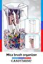 Premium lid mica brush organizer makeup brush organizer hexagon jewelry jewelry box
