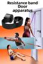 Resistance Band Door Attachment for Home Pulldown Curl Row Cable Press Machine Holding Device 1 Piece