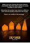Christmas Houses New Year Decoration 4-Piece House Set Led Candle Holder - 3