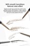 قلم حواجب ذو طرف رفيع للغاية ذو وجهين يوفر مظهرًا طبيعيًا Kill Brow Slim Brow (04 Cool Grey) - 3