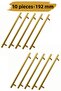 Furniture Handle Kitchen Drawer Wardrobe Cabinet Door Handles Handle Gold 192 mm 19.2cm Golden Metal 10 Pieces