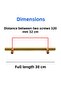 Furniture Handle Kitchen Cabinet Drawer Cupboard Door Handles Pulls Gold Golden 320 mm 32 cm Metal (5 Pieces) - 2