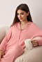 Gül Kurusu Dantel Detaylı Örme Pijama Takımı THMAW26PT00033 - 2