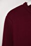 Bordo Basic Ceket Görünümlü Triko Hırka TWOAW24HI00090 - 8