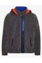 S242039 m Outdoor Fleece Full Zip Sherpa Men's Casual Coat Gray - 4