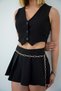 Gold Color Stylish Chain Women's Belt, Dress & Pants & Skirt & Shirt Belt