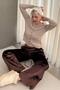 Beige Button Long Sleeve Knitwear Cardigan Sh209
