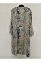 100% Woven Viscose, No Lycra, Summer, Pastel Pattern, Long Sleeve, Shirt Dress